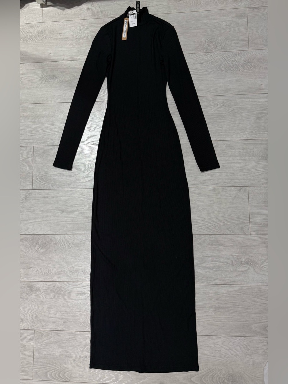 Skims soft lounge turtleneck mock neck long sleeve dress